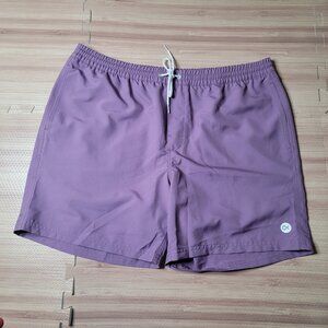 Outerknown Men's Standard Nomadic Volley Dark Fig/Violet Size XL